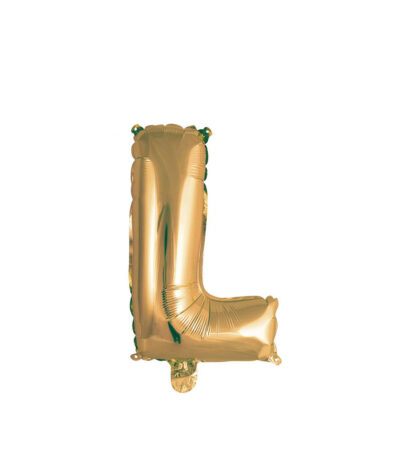Palloncino Mylar Lettera L Oro