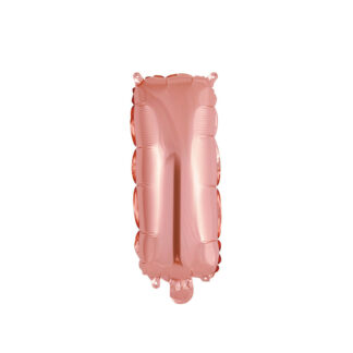 Palloncino Mylar Lettera I Rosa Gold