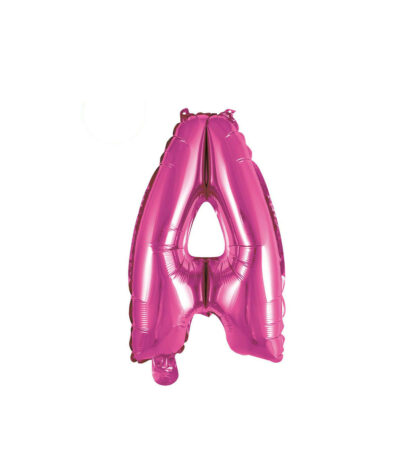 Palloncino Mylar Lettera A Fucsia