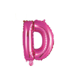 Palloncino Mylar Lettera D Fucsia