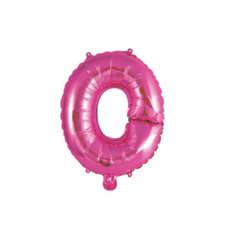 Palloncino Mylar Lettera O Fucsia