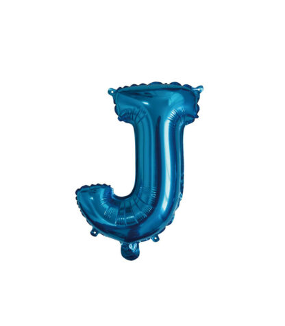 Palloncino Mylar Lettera J Blu
