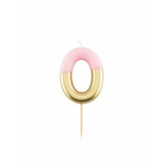 Candeline Sfumate Rosa E Oro