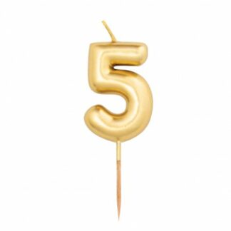 candelina pick oro numero 5