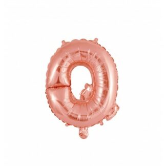 Palloncino Mylar Lettera Q Rosa Gold