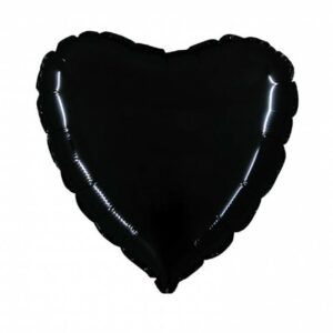Palloncino In Mylar Cuore 18" Nero