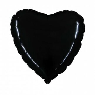 Palloncino In Mylar Cuore 18" Nero