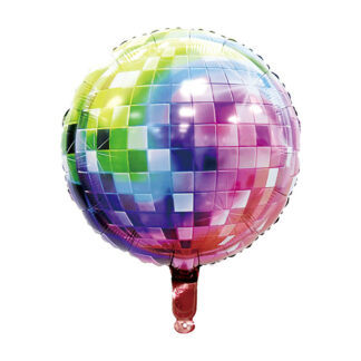 Mylar Palla da Discoteca Multicolor Tondo