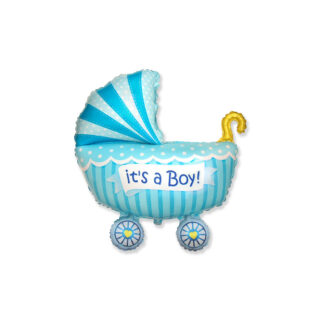 Palloncino Mylar It's A Boy Carrozzina MiniShape
