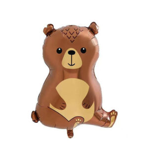 Mylar Orsacchiotto Marrone Seduto SuperShape