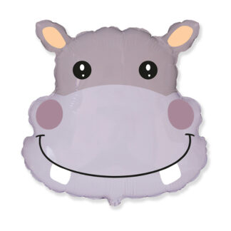 Mylar Ippopotamo Testa SuperShape
