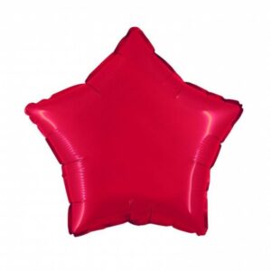 Palloncino In Mylar Stella 18" Rosso