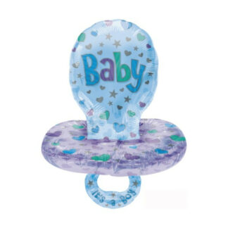 Palloncino Mylar Baby Boy Ciuccio SuperShape