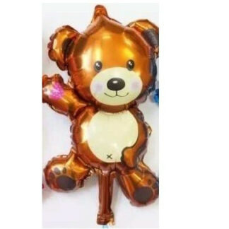 Palloncino Mylar Orsetto Marrone Valvolato MiniShape