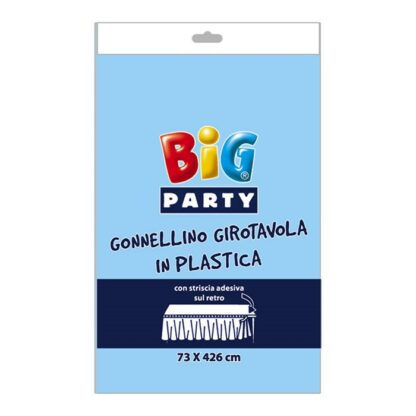 Gonnellone  in plastica 73 x 423 cm celeste