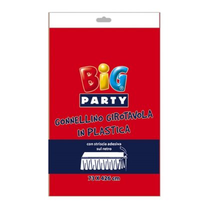 Gonnellone  in plastica 73 x 423 cm rosso