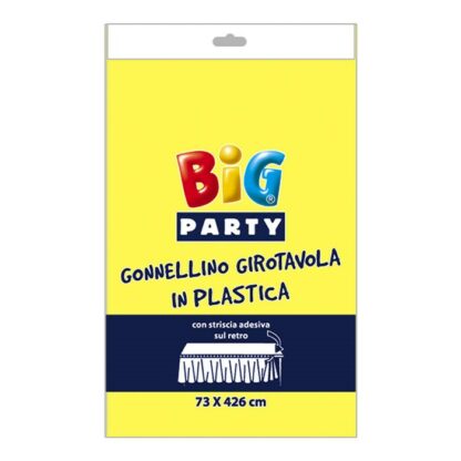 Gonnellone  in plastica 73 x 423 cm giallo