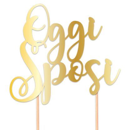 Cake topper Oggi sposi