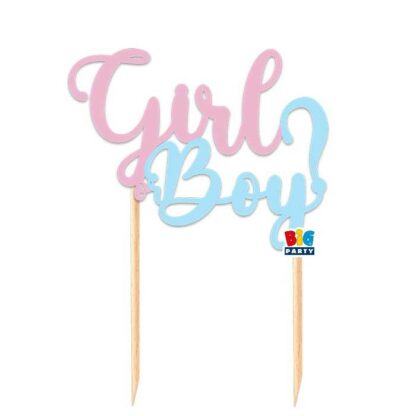 Cake topper Girl or Boy