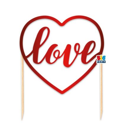 Cake topper Love