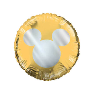 Palloncino foil tondo oro Topolino
