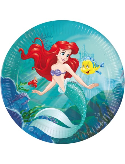 Piatti 23 cm Ariel la sirenetta