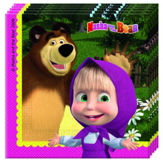 Tovaglioli Masha e Orso