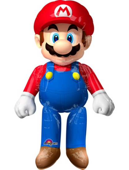 Palloncino mylar  airwalker Super Mario