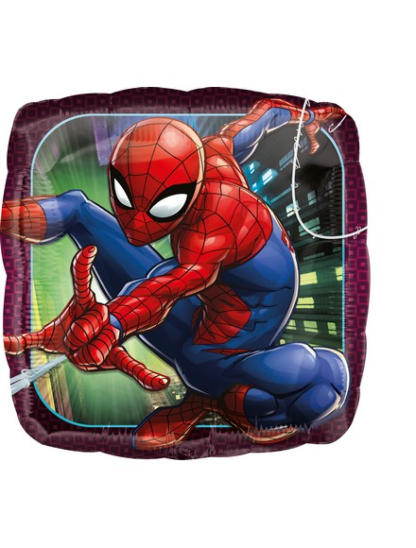 Palloncino foil quadrato Spiderman