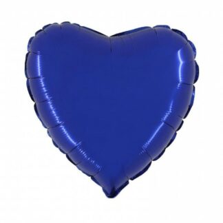 Palloncino In Mylar Cuore 18" Zaffiro