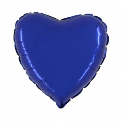 Palloncino In Mylar Cuore 18" Zaffiro