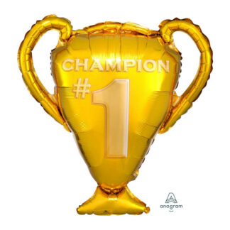 Palloncino Mylar Trofeo Dorato SuperShape