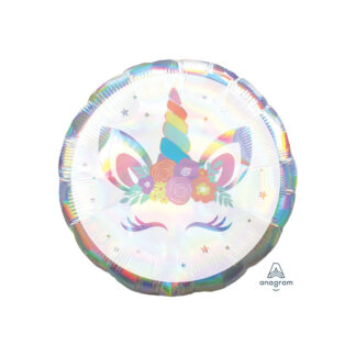 Palloncino Mylar Unicorno Party Iridescente