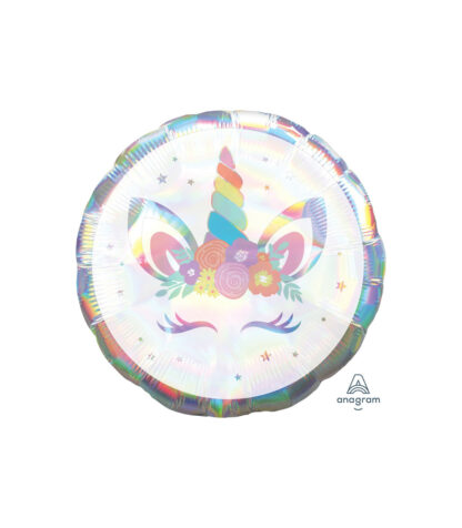 Palloncino Mylar Unicorno Party Iridescente