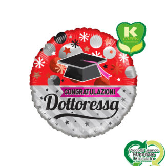 Mylar Congratulazioni Dottoressa Tocco