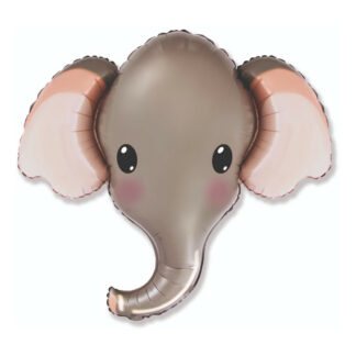 Mylar Elefante Testa Grigia SuperShape