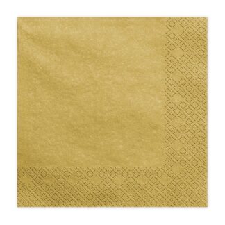 Tovaglioli 33x33 cm Oro