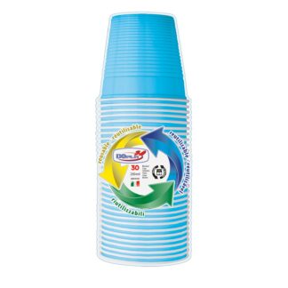 Bicchieri re-usable azzurri