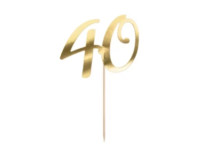 Cake topper 40th Birthday