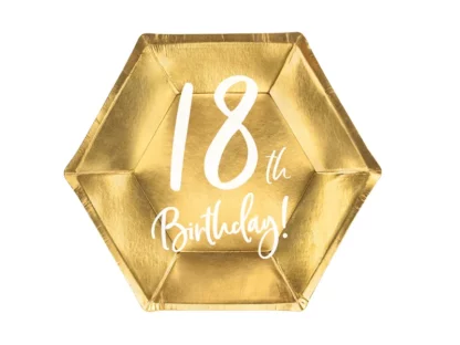 Piatti 20 cm 18th Birthday