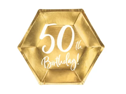 Piatti 20 cm 50th Birthday