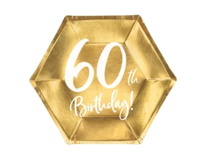 Piatti 20 cm 60th Birthday