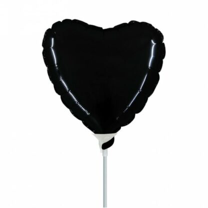 Palloncino In Mylar Cuore 9" Nero
