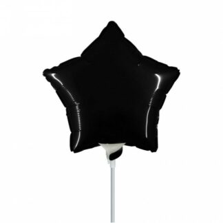 Palloncino In Mylar Stella 9" Nero