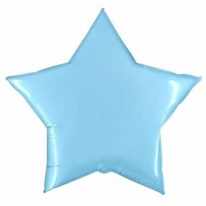 Palloncino In Mylar Stella 36" Celeste