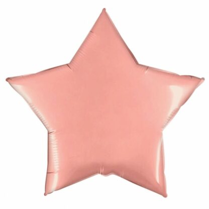 Palloncino In Mylar Stella 36" Rosa Gold