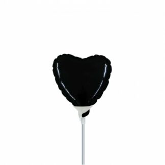 Palloncino In Mylar Cuore 4" Nero