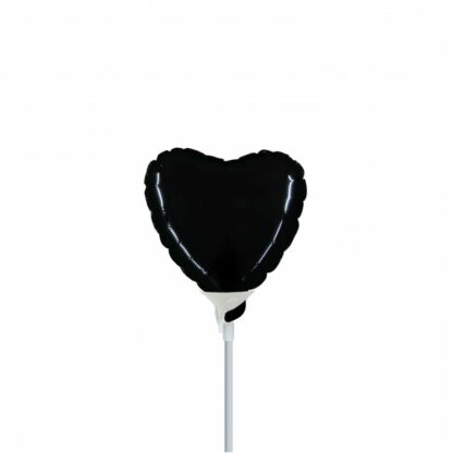 Palloncino In Mylar Cuore 4" Nero