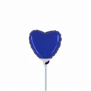 Palloncino In Mylar Cuore 4" Zaffiro