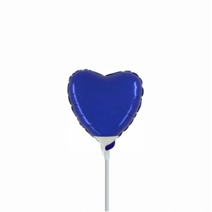 Palloncino In Mylar Cuore 4" Zaffiro